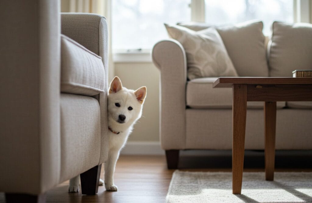 How do you mentally stimulate a Shiba Inu puppy-Hide-and-Seek